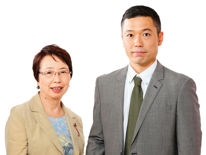 市会議員 市古てるみバトンタッチします